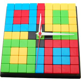 A clock with a puzzle face - A really unique gift.