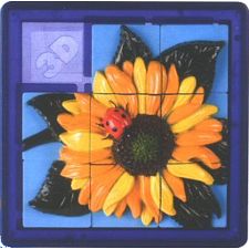3D Sliding Puzzle: Sunflower