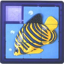 3D Sliding Puzzle: Tropical Fish