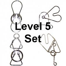 .Wire Puzzle: Level-5-and-6 - a set of 4 puzzles