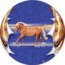 Horse - Boy: 3 inch