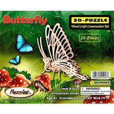 Little Butterfly - 3D Wooden Puzzle