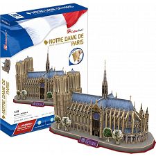 Notre-Dame de Paris - 3D Jigsaw Puzzle