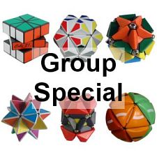 European Rotational Puzzle Group Set - 6 Puzzles