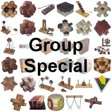 Wood Puzzles Group Special - a set of 35 puzzles