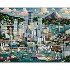 Seattle - Collector Suitcase Jigsaw Puzzle