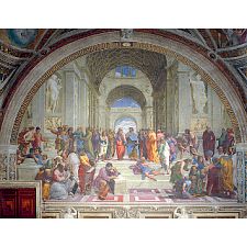 The School of Athens by Raffael (Rafaello Sanzio)