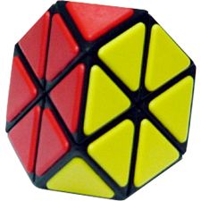 Tiled Tetraminx with Black Body