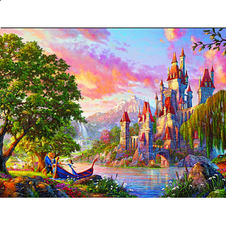 Thomas Kinkade Disney - Beauty And The Beast II | | Puzzle Master Inc