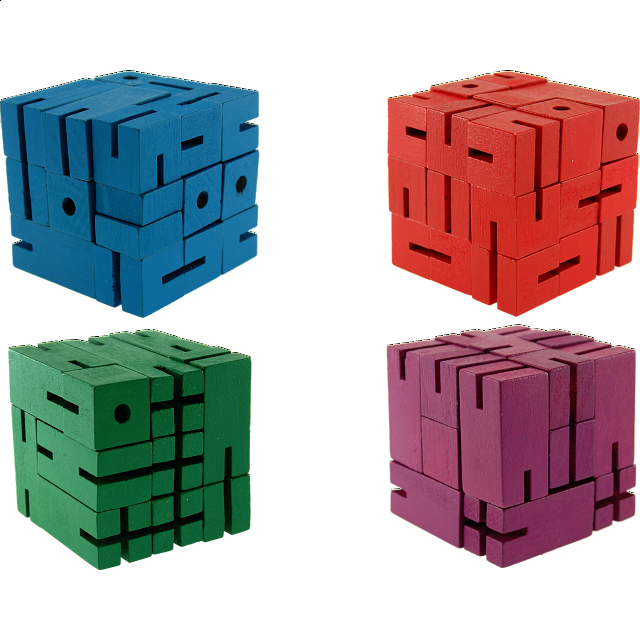 Flexi Cube - Set of 4 Puzzles | Group Specials | Puzzle Master Inc