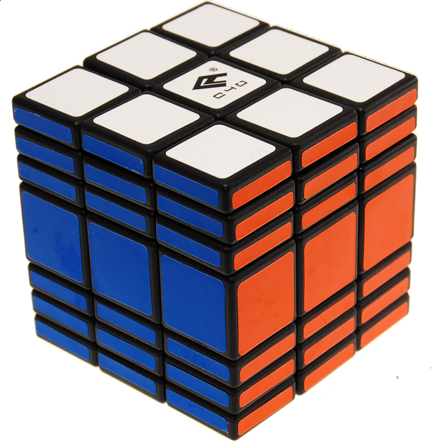 Fully Functional 3x3x7 Cube Black Body Rubiks Cube And Others