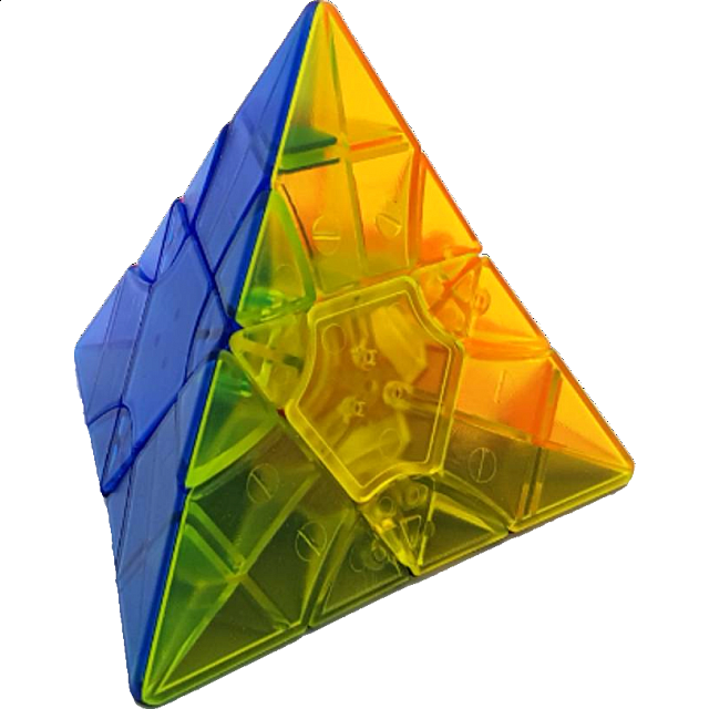 2x2x2 Transform Pyraminx Standard - Clear Stickerless