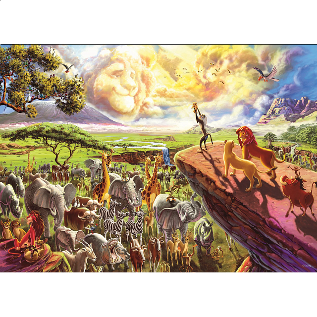 Disney Fine Art: The Lion King | 1000 Pieces | Puzzle ...