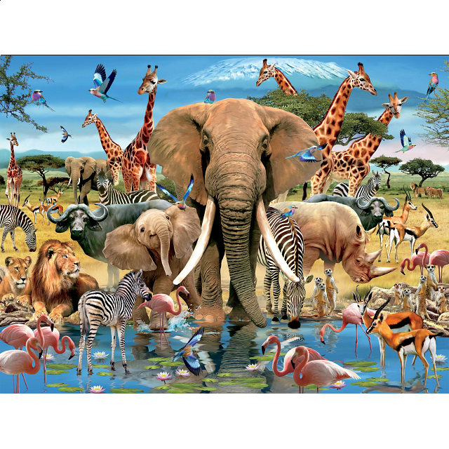 Howard Robinson: Africana | 1001 - 5000 Pieces | Puzzle Master Inc