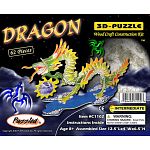 Dragon - Small - Illuminated 3D Wooden Puzzle