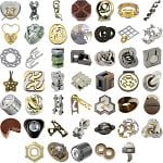 Levels 8-10: a set of 47 Hanayama Metal Puzzles