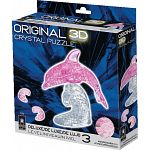 3D Crystal Puzzle Deluxe - Dolphin (Pink)