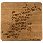 Wooden Fractal Tray Puzzle - Terdragon Curve