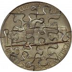 14 Piece Nickel - Coin Jigsaw Puzzle