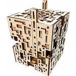 Silver City Luxe Kit - Wooden DIY Puzzle Box (Black/Brown)