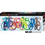 Bike Art: Colourful Row - Panorama