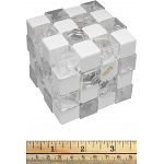 Fabio Touch 4x4x4 Cube I - Clear & White Body