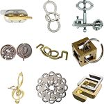 .Level 6 - a set of 9 Hanayama puzzles