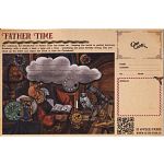 Father Time - Christmas Puzzle Postcard