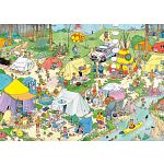 Jan van Haasteren Comic - Camping in the Forest (2000 Pieces)