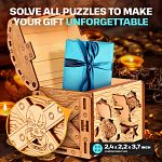 Pirate's Treasure Chest - Wooden Puzzle Gift Box