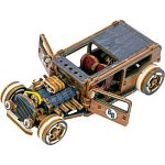 Wooden Mechanical DIY Model: Hot Rod - Limited Edition