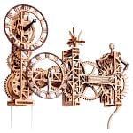 Wooden Mechanical DIY Model: Steampunk Wall Clock