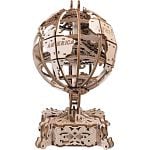 Wooden Mechanical DIY Model: World Globe