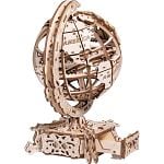 Wooden Mechanical DIY Model: World Globe