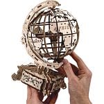 Wooden Mechanical DIY Model: World Globe