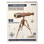 ROKR Wooden Curious Discovery Model - Monocular Telescope