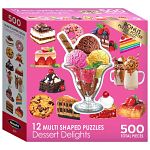 Dessert Delights - 12 Mini Shaped Puzzles