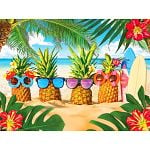 Pineapple Family Vacation - Large Piece - Kodak Premium Puzzles