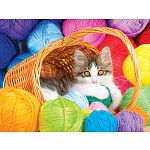 Playing in the Yarn Basket - Large Piece - Kodak Premium Puzzles