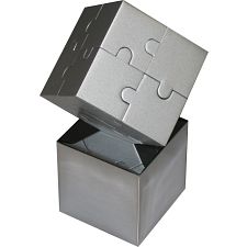 Magnetic Cube Puzzle - Metal (Inform Designs 779090805887) photo