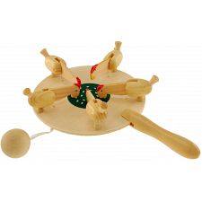 Chicken Eat Rice Wooden Toy