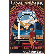 Canadian Pacific - Beautiful Lake Louise (Eurographics 628136603232) photo