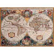 Antique World Map (Eurographics 628136619974) photo