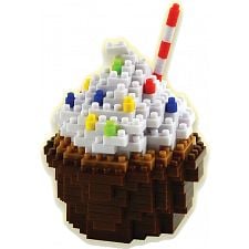 3D Pixel Puzzle - Cupcake