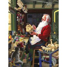 Santa's Workbench - Large Piece (Cobble Hill 625012450454) photo