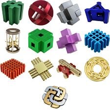 Group Special - a set of 13 Puzzle Master Metal Puzzles