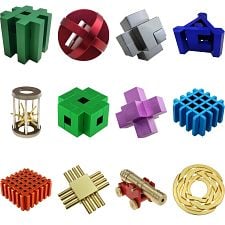 Group Special - a set of 12 Puzzle Master Metal Puzzles