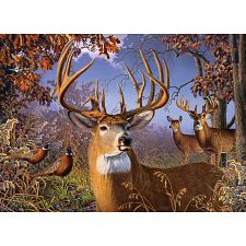 Deer and Pheasant - Large Piece (Cobble Hill 625012450553) photo