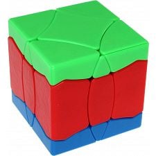 BaiNiaoChaoFeng Cube (Blue-Red-Green) - Stickerless