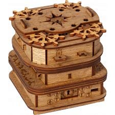 Cluebox Escape Room in a Box for Adults and Kids Schrödingers Cat Brain  Teaser, Puzzle Box, IQ Logic Teaser Wooden 3d Puzzle Birthday Gift 
